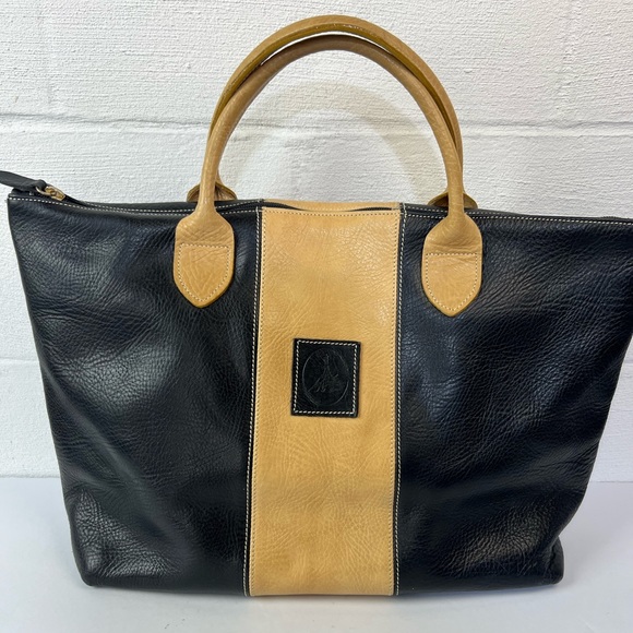Chic et Mode Large Leather Tote Bag - Picture 2 of 8